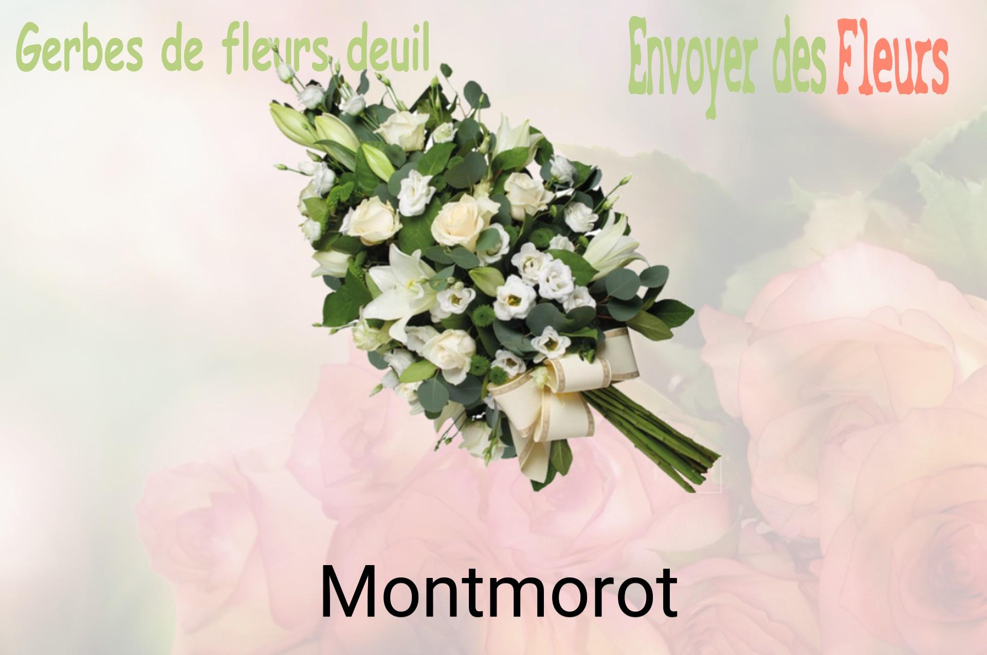 Gerbe de fleurs de deuil livrée à Montmorot